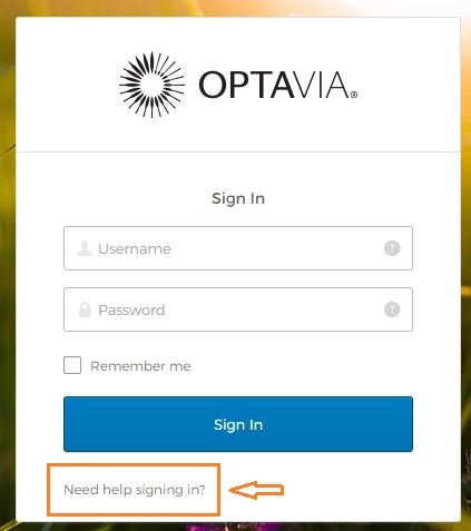 optaviaconnect com login