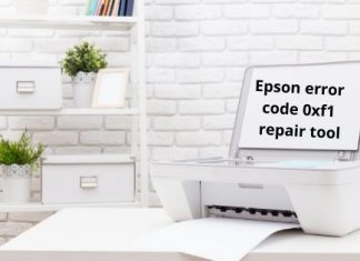Epson error code 0xf1 repair tool