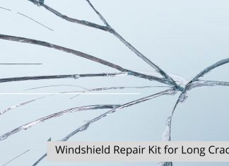 Windshield Repair Kit for Long Cracks