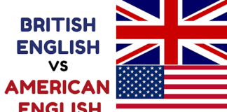 American English and British English